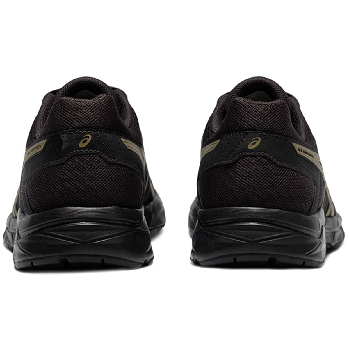 ASICS Gel-Contend 4 Black Gold Running Sneakers | Lightweight Low-Top Trainers for Men & Women
