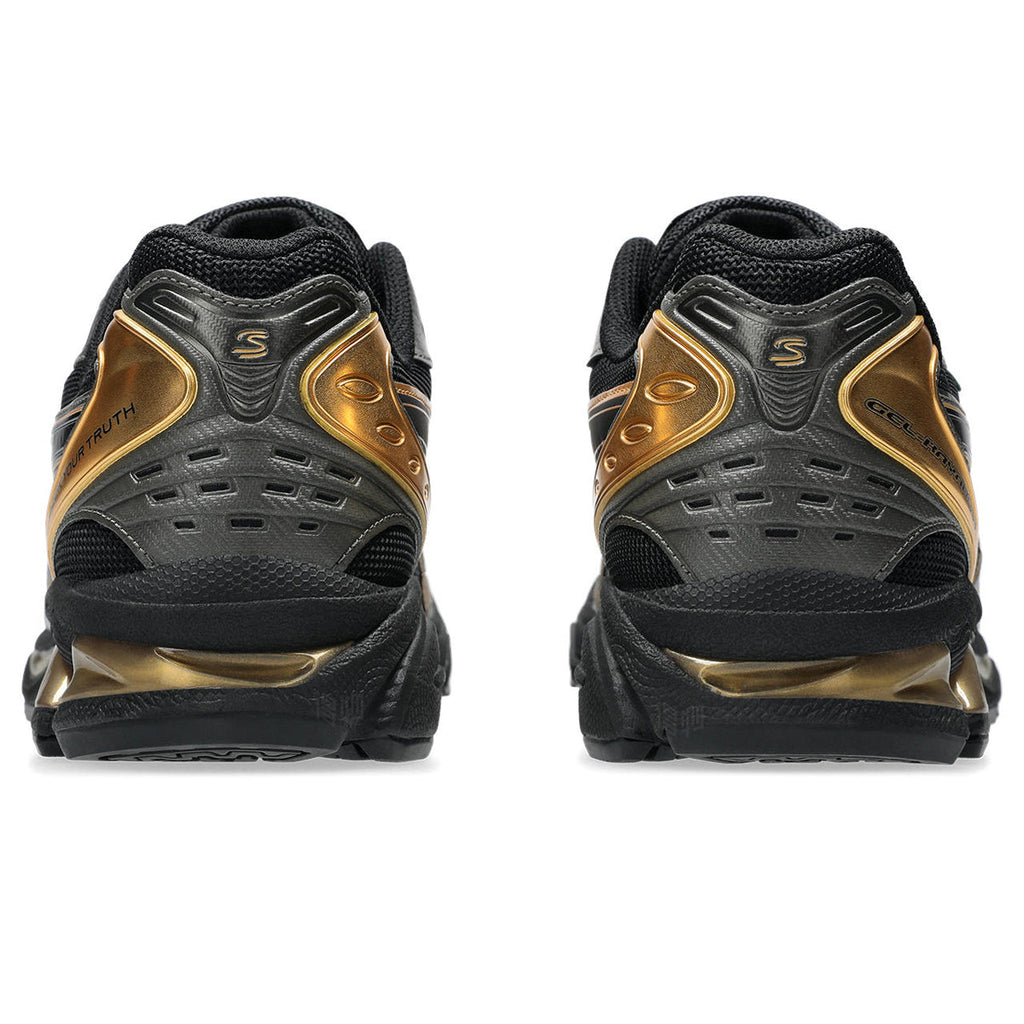 ASICS Gel-Kayano 14 Black Gold Running Sneakers | Lightweight Low-Top Trainers for Men & Women