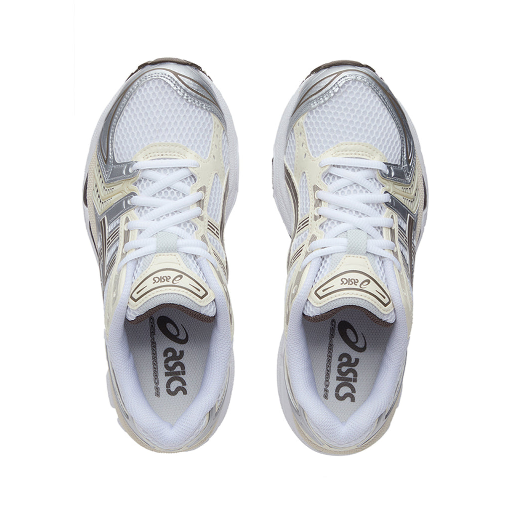 ASICS Gel-Kayano 14 White Running Sneakers | Lightweight Low-Top Trainers for Men & Women