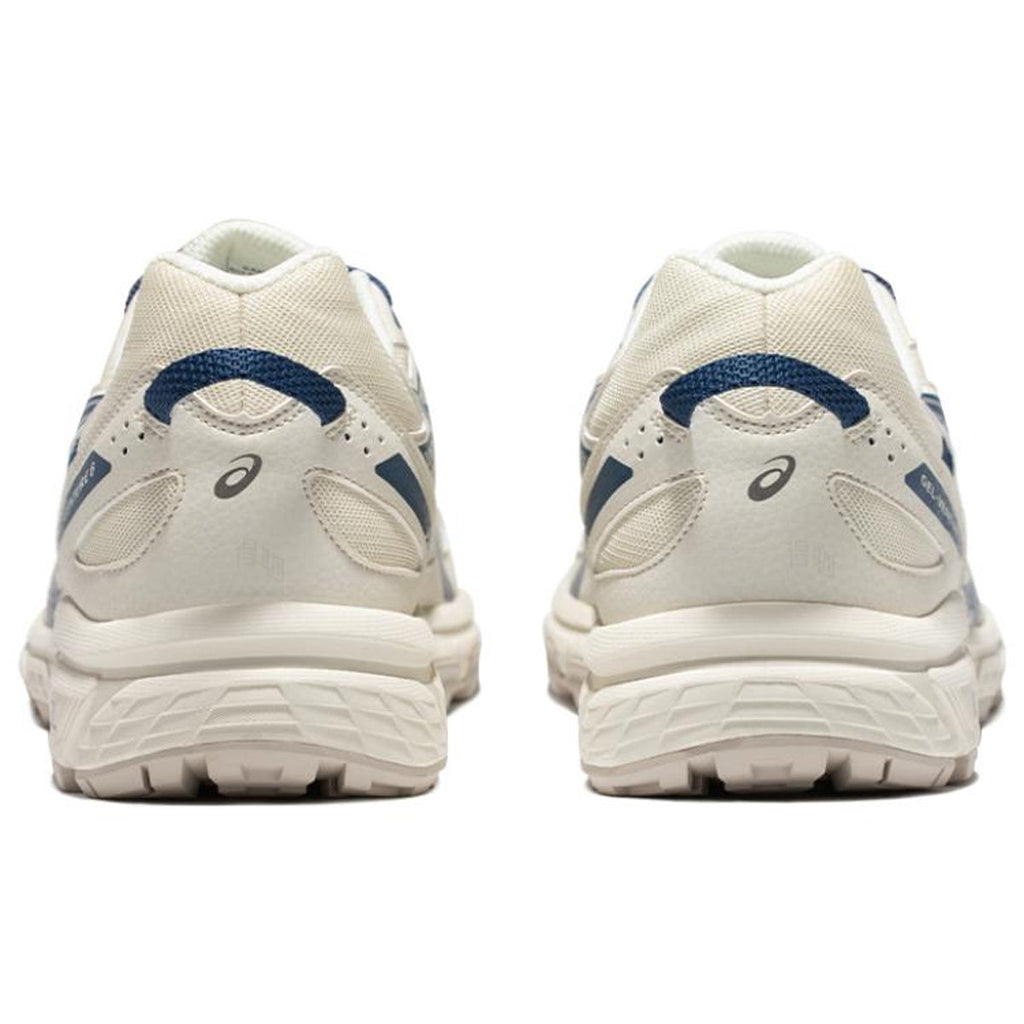 ASICS Sneakers White Blue Running Sneakers | Lightweight Low-Top Trainers for Men & Women