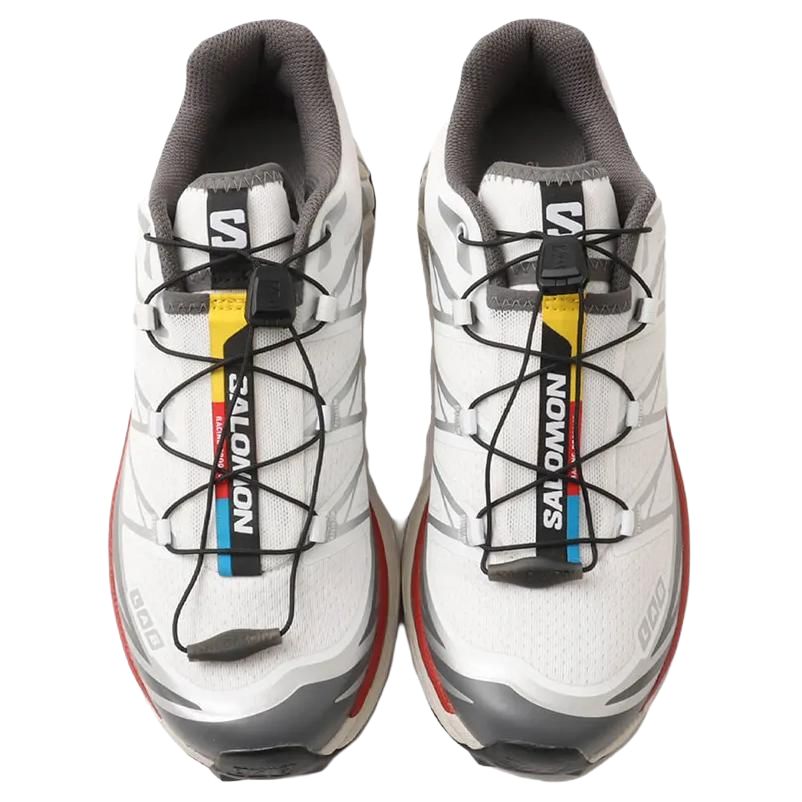 Salomon XT-6 Unisex Lifestyle Shoes ¨C White, Grey & Red