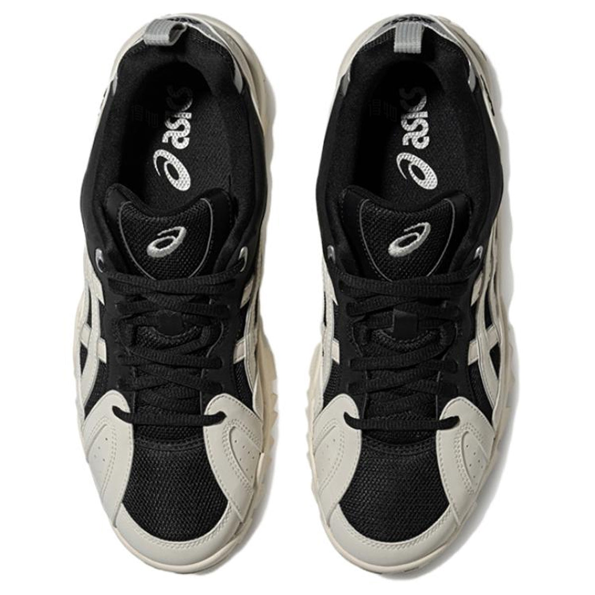 ASICS Sneakers White Black Running Sneakers | Lightweight Low-Top Trainers for Men & Women