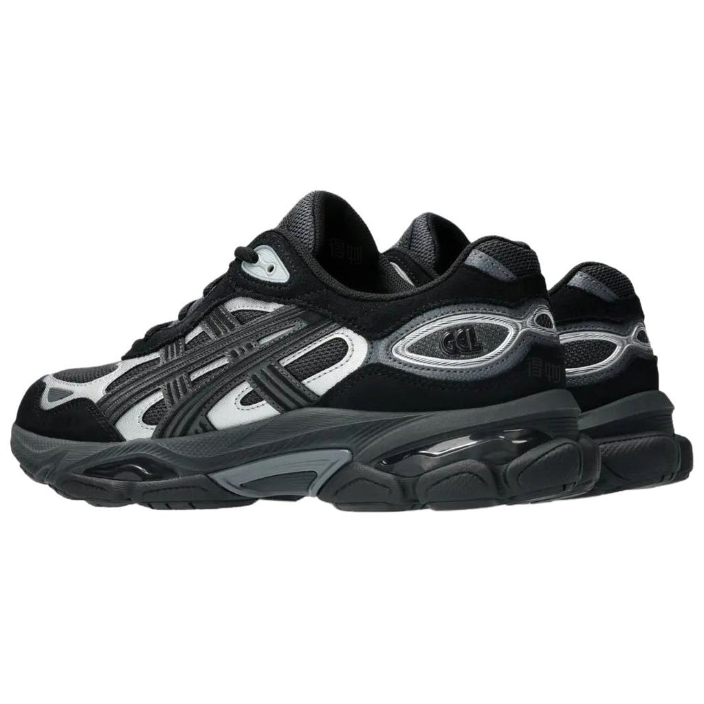 ASICS GEL-NYC 2.0 Grey Black Running Sneakers | Lightweight Low-Top Trainers for Men & Women