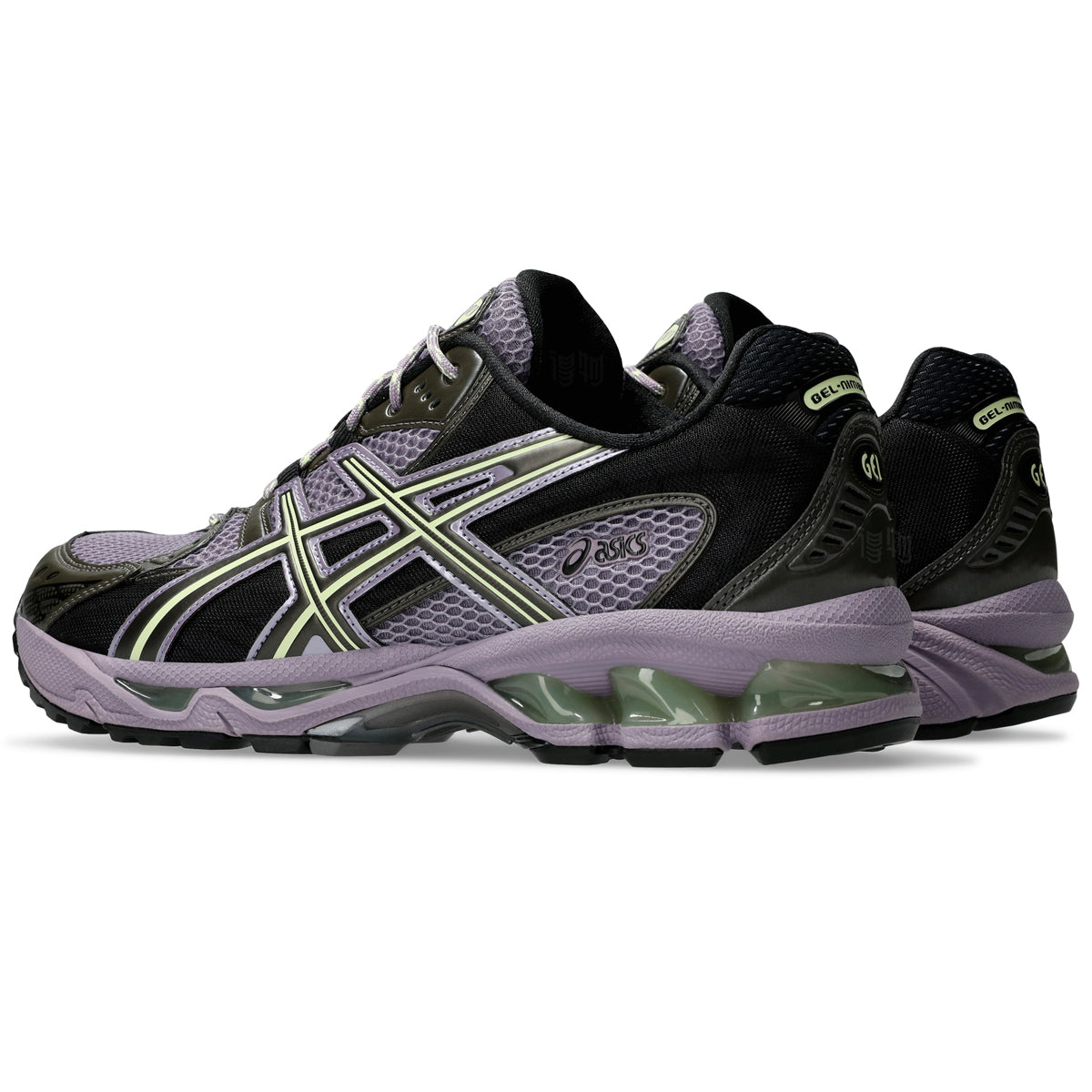 ASICS GEL-Nimbus 10.1 Black Purple Running Sneakers | Lightweight Low-Top Trainers for Men & Women