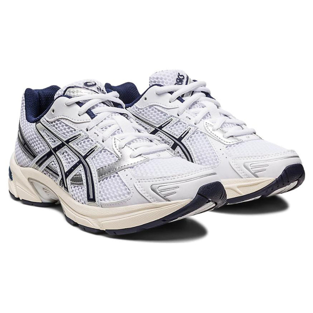 ASICS Gel-1130 White Black Running Sneakers | Lightweight Low-Top Trainers for Men & Women