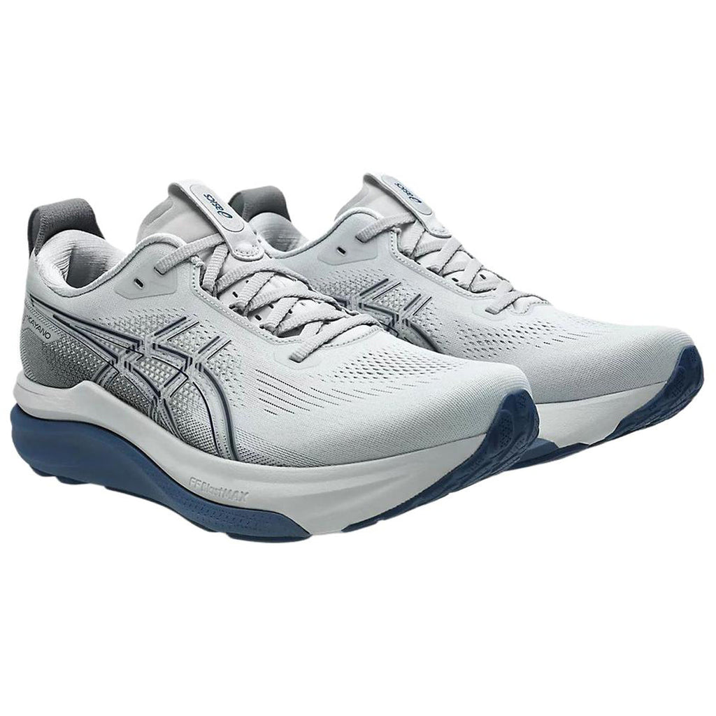 ASICS GEL-KAYANO 33 Grey Running Sneakers | Lightweight Low-Top Trainers for Men & Women