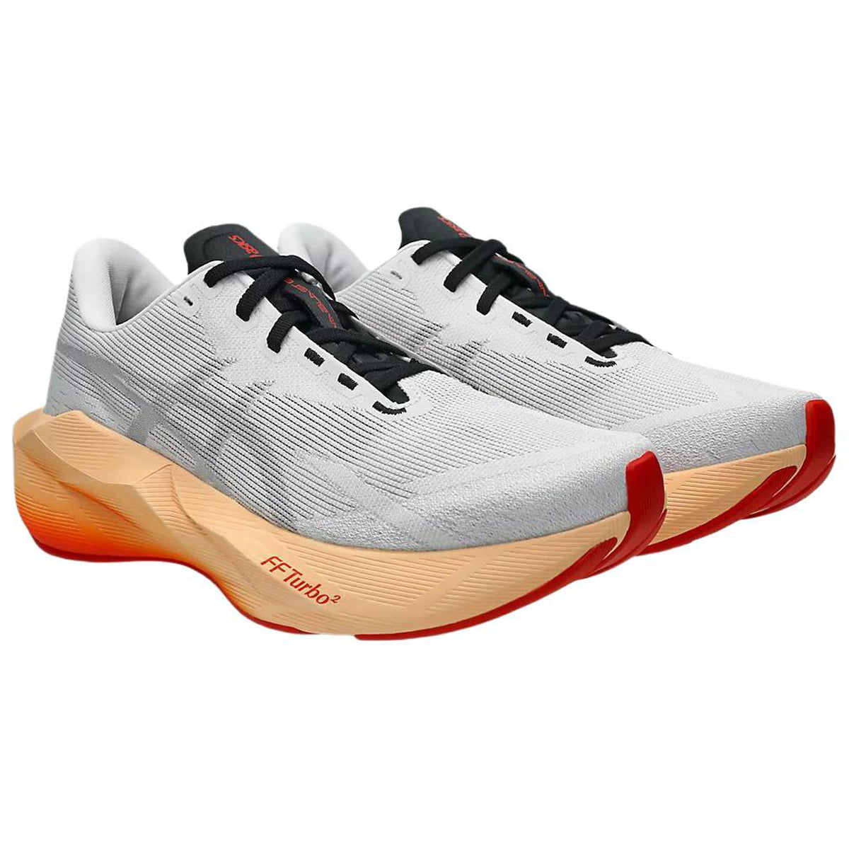 ASICS NOVABLAST 6 White Orange Running Sneakers | Lightweight Low-Top Trainers for Men & Women