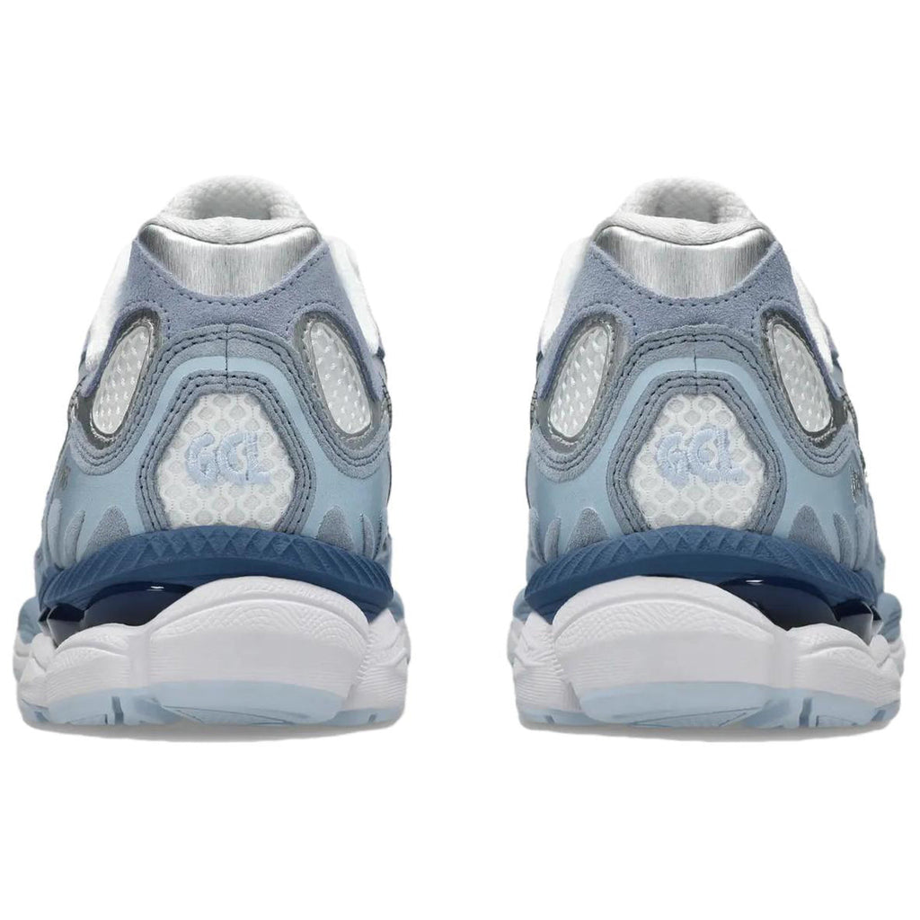 ASICS GEL-NYC White Blue Running Sneakers | Lightweight Low-Top Trainers for Men & Women