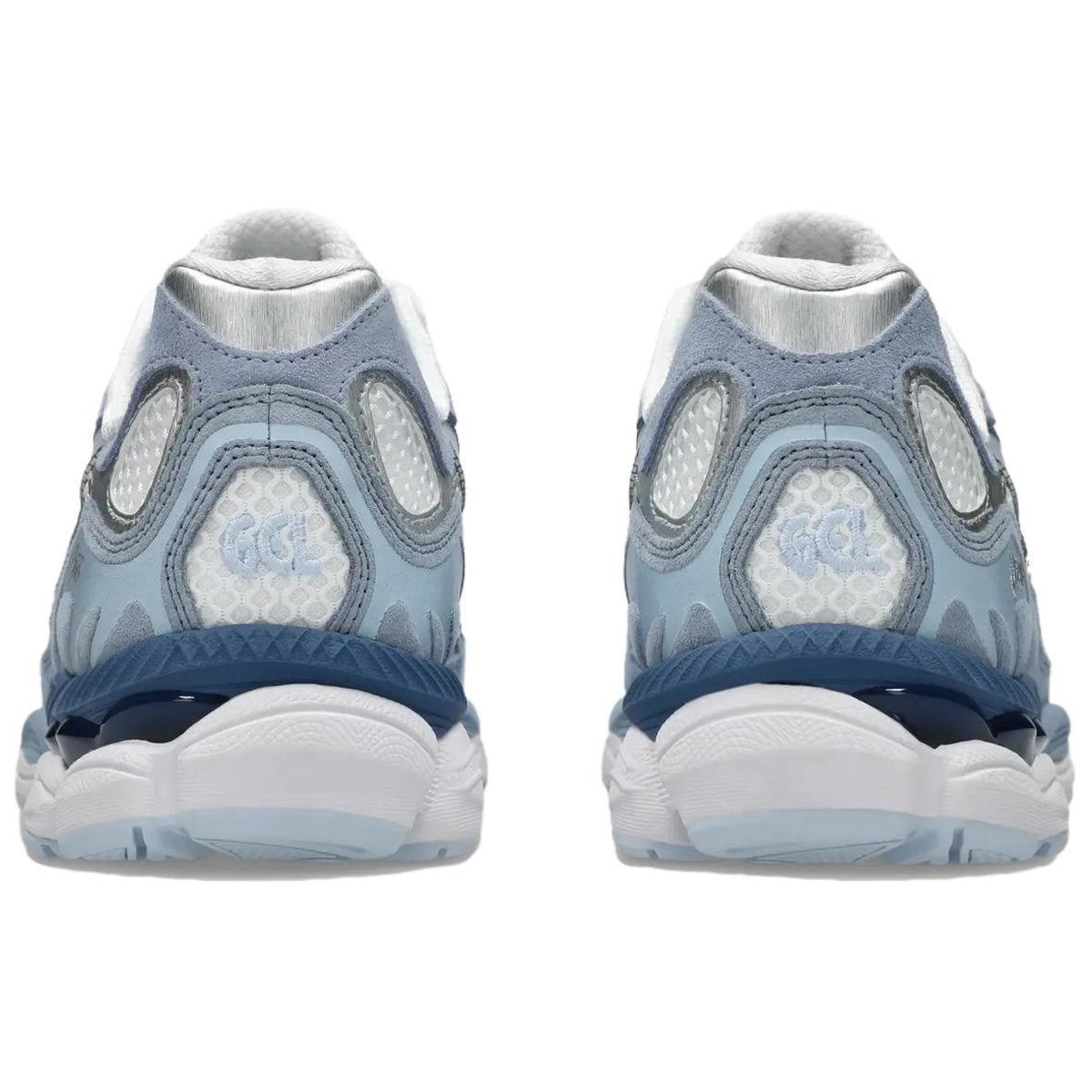 ASICS GEL-NYC White Blue Running Sneakers | Lightweight Low-Top Trainers for Men & Women