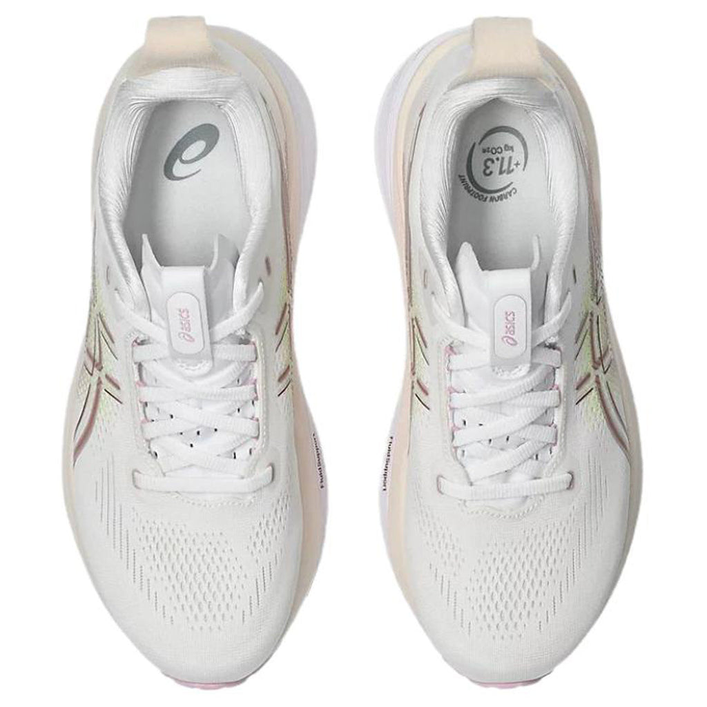 ASICS GEL-KAYANO 33 White Running Sneakers | Lightweight Low-Top Trainers for Men & Women