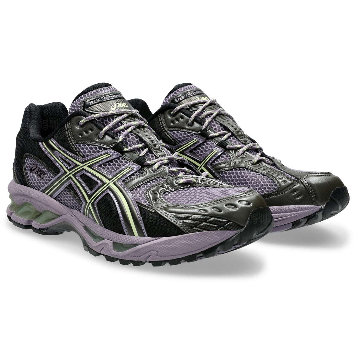 ASICS GEL-Nimbus 10.1 Black Purple Running Sneakers | Lightweight Low-Top Trainers for Men & Women