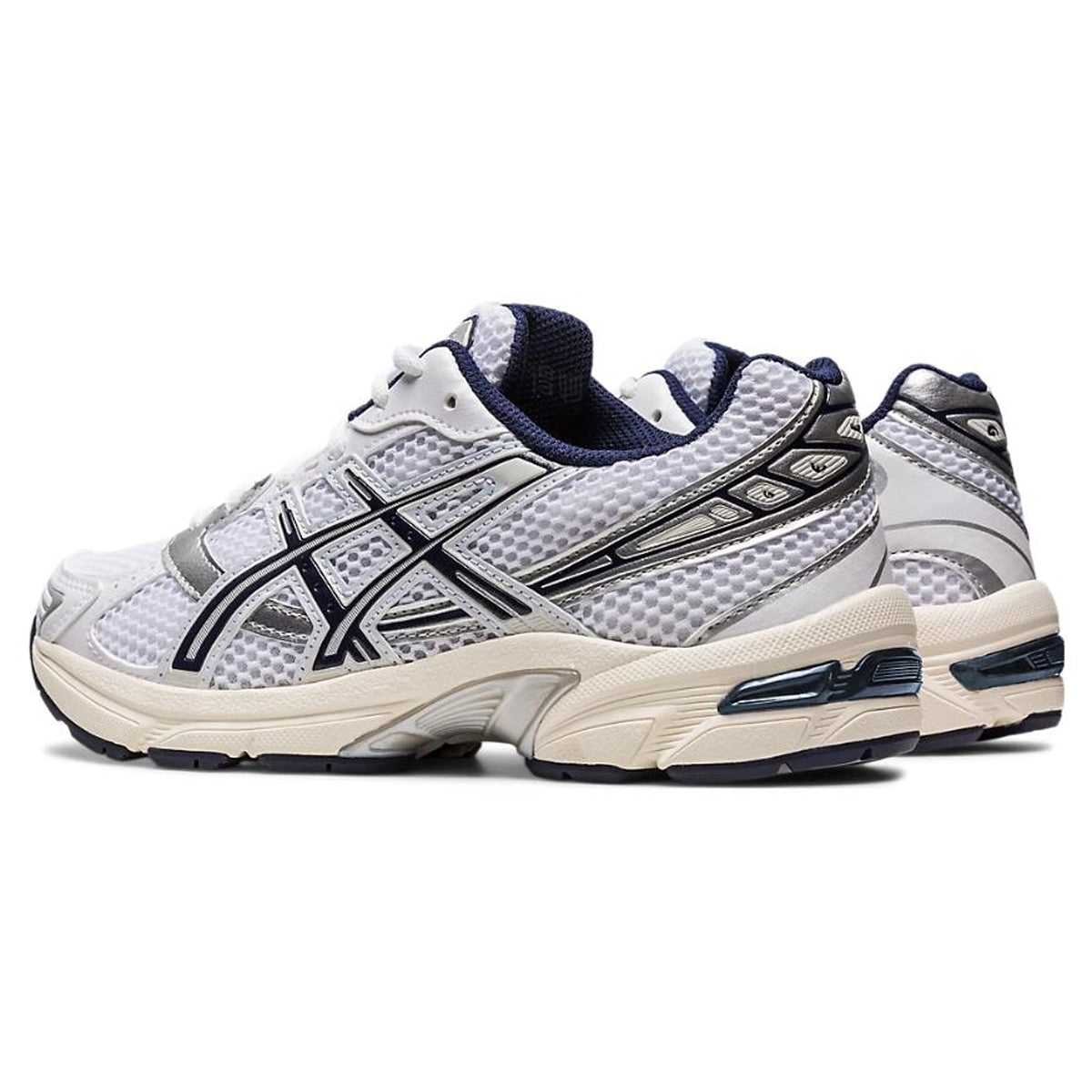 ASICS Gel-1130 White Black Running Sneakers | Lightweight Low-Top Trainers for Men & Women