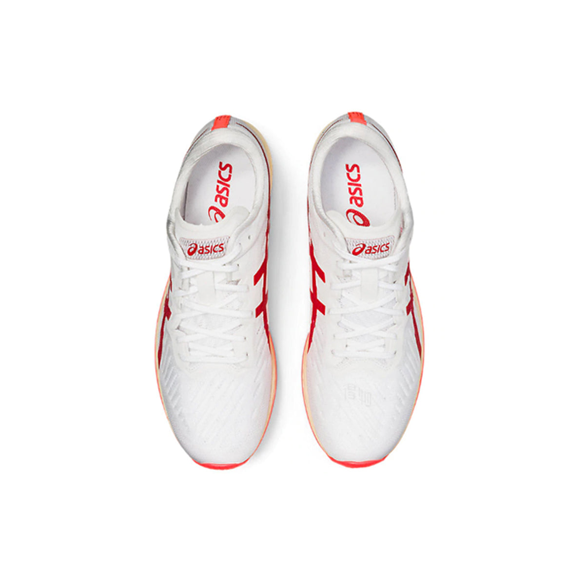 ASICS Sneakers Red White Running Sneakers | Lightweight Low-Top Trainers for Men & Women