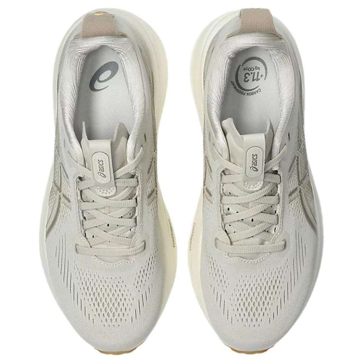 ASICS GEL-KAYANO 33 Beige Running Sneakers | Lightweight Low-Top Trainers for Men & Women