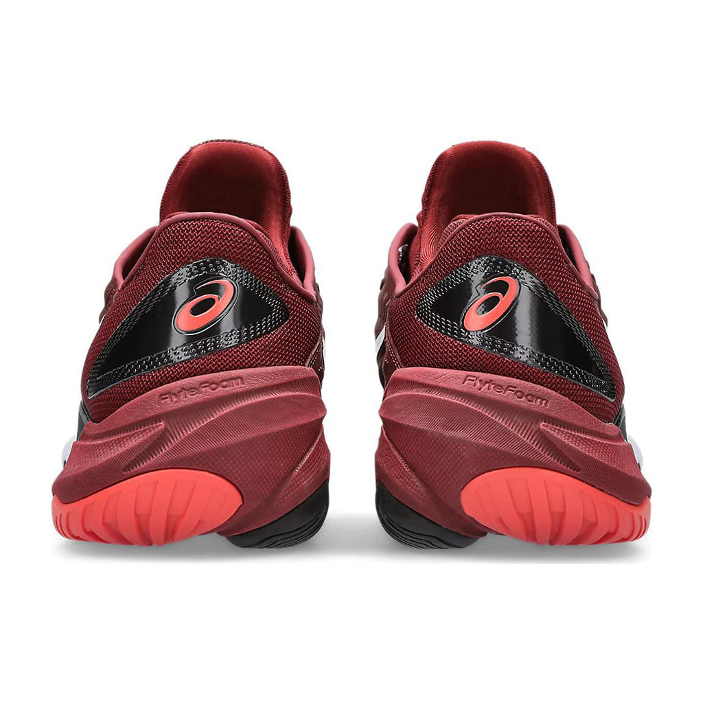 ASICS Court FF 3 Red Black Running Sneakers | Lightweight Low-Top Trainers for Men & Women