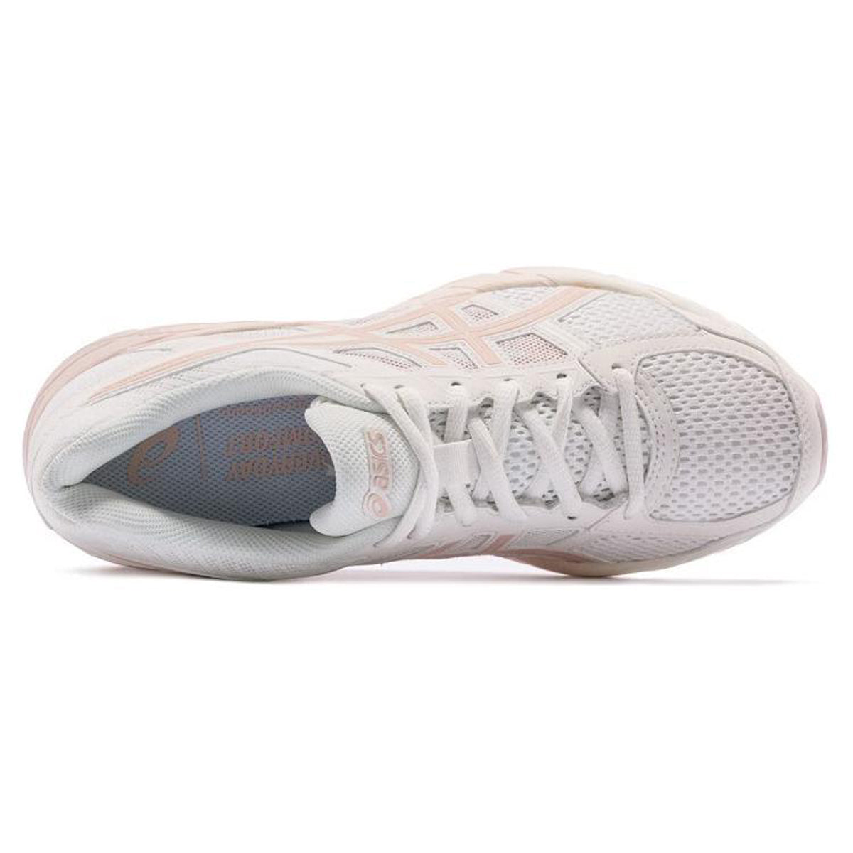 ASICS Gel-Contend 4 White Pink Running Sneakers | Lightweight Low-Top Trainers for Men & Women