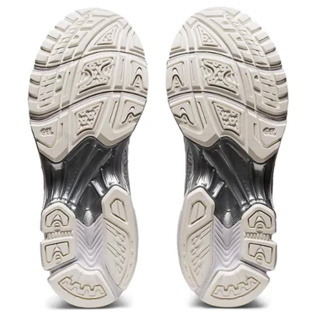 ASICS Gel-Kayano 14 Silver White Running Sneakers | Lightweight Low-Top Trainers for Men & Women