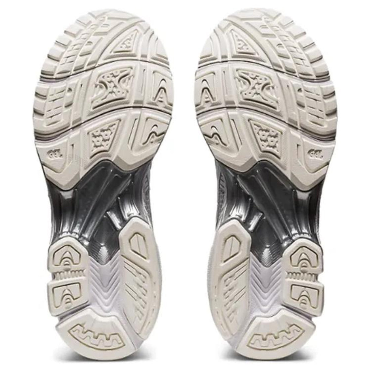ASICS Gel-Kayano 14 Silver White Running Sneakers | Lightweight Low-Top Trainers for Men & Women