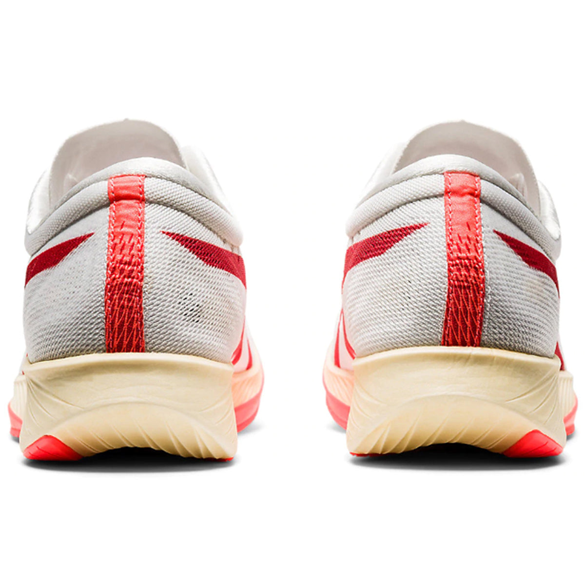 ASICS Sneakers Red White Running Sneakers | Lightweight Low-Top Trainers for Men & Women