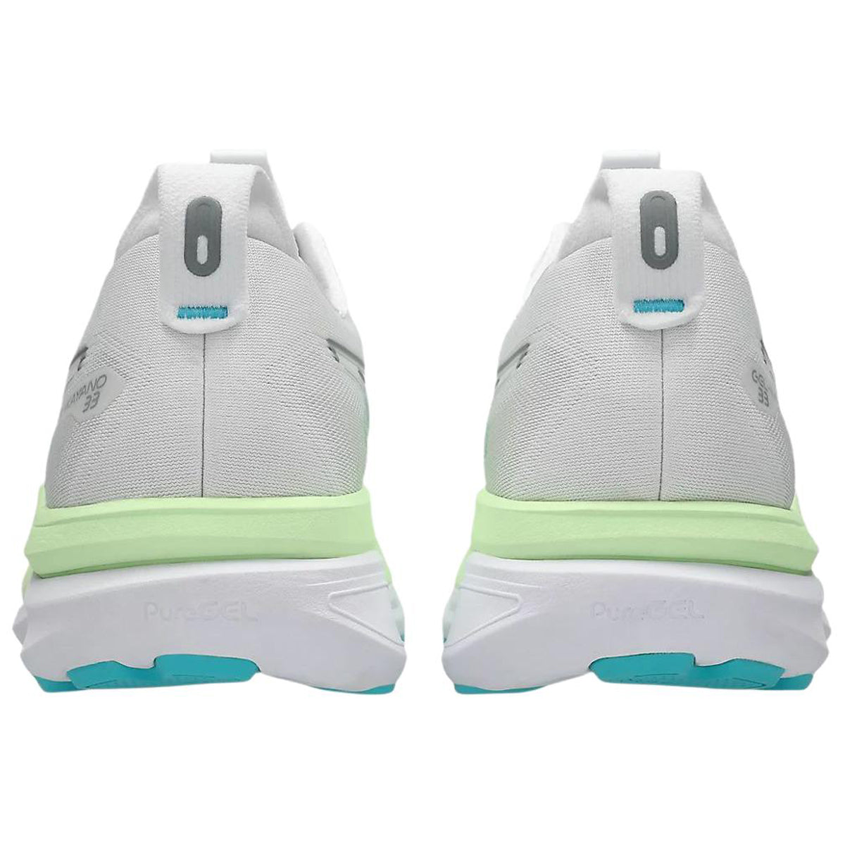 ASICS GEL-KAYANO 33 White Running Sneakers | Lightweight Low-Top Trainers for Men & Women