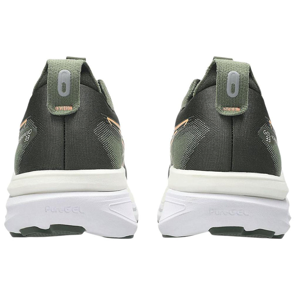 ASICS GEL-KAYANO 33 Olive Green Running Sneakers | Lightweight Low-Top Trainers for Men & Women