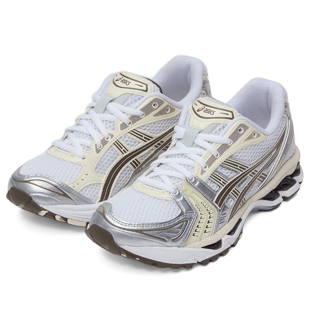 ASICS Gel-Kayano 14 White Running Sneakers | Lightweight Low-Top Trainers for Men & Women