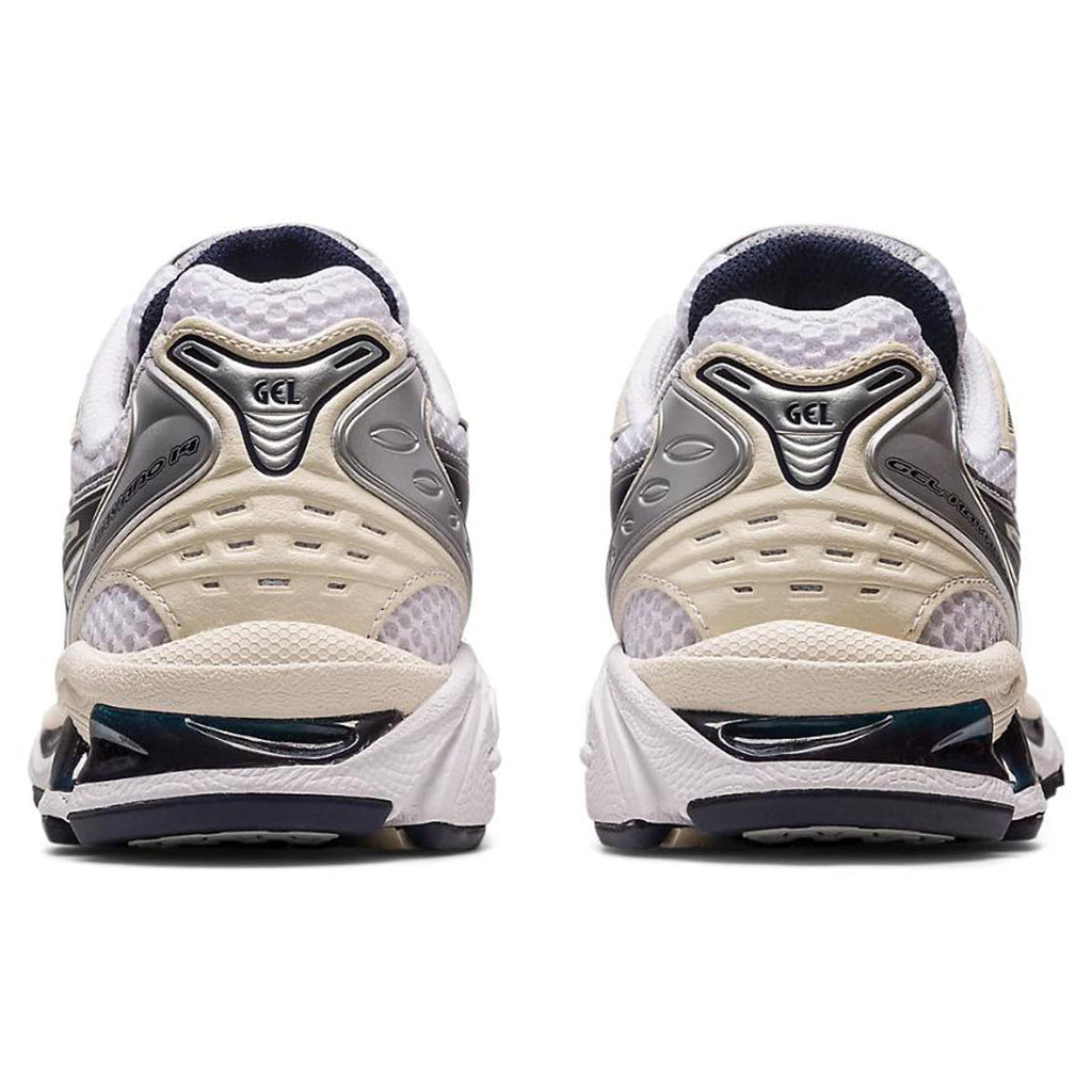ASICS Gel-Kayano 14 White Black Running Sneakers | Lightweight Low-Top Trainers for Men & Women