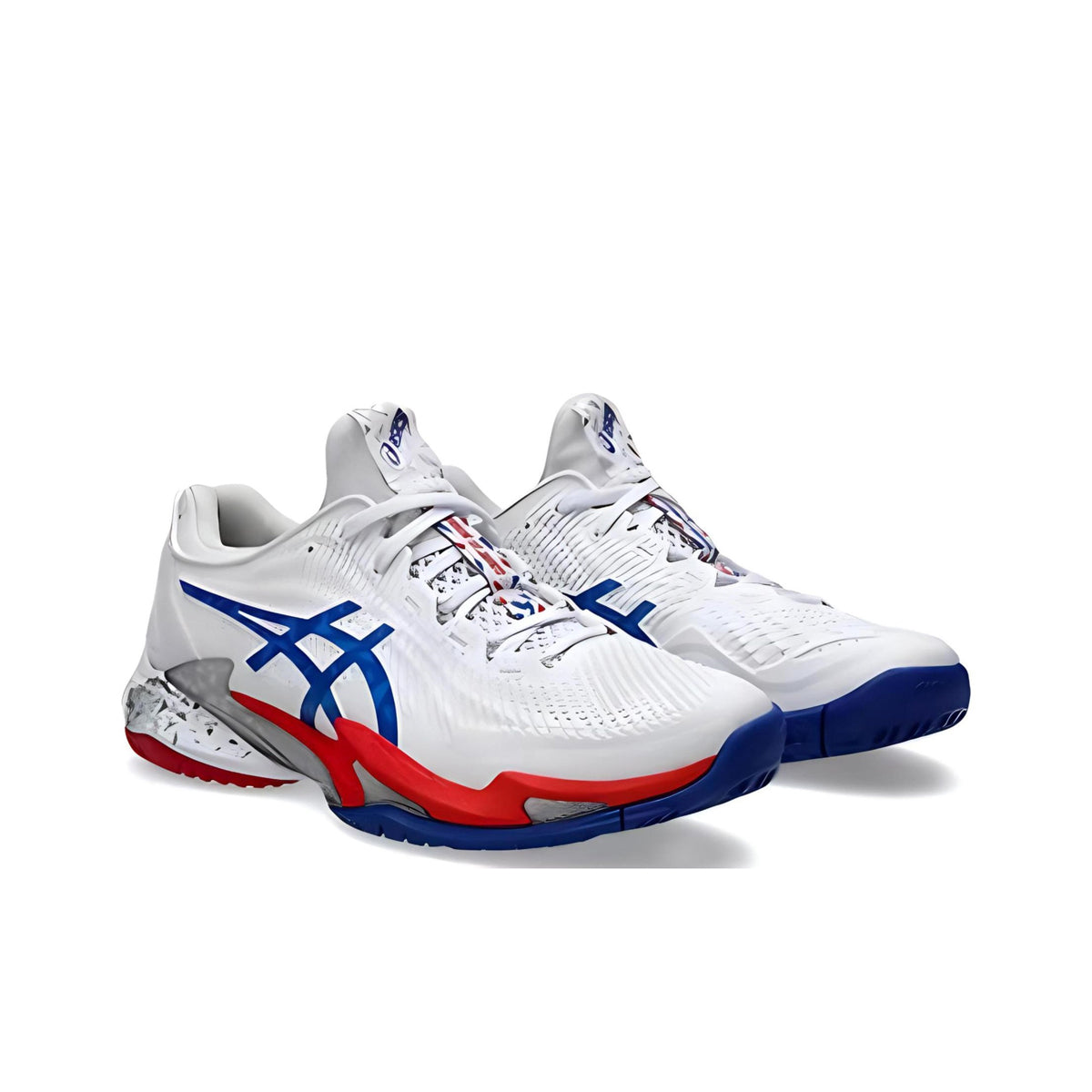 ASICS Court FF 3 Blue White Running Sneakers | Lightweight Low-Top Trainers for Men & Women